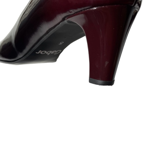 Gabor Patent Leather Pumps Heels Work Office Uk Sz 5 US size 7.5 - Picture 13 of 14